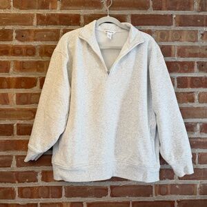 Athleta Forever Fleece 1/4 Zip Sweatshirt
